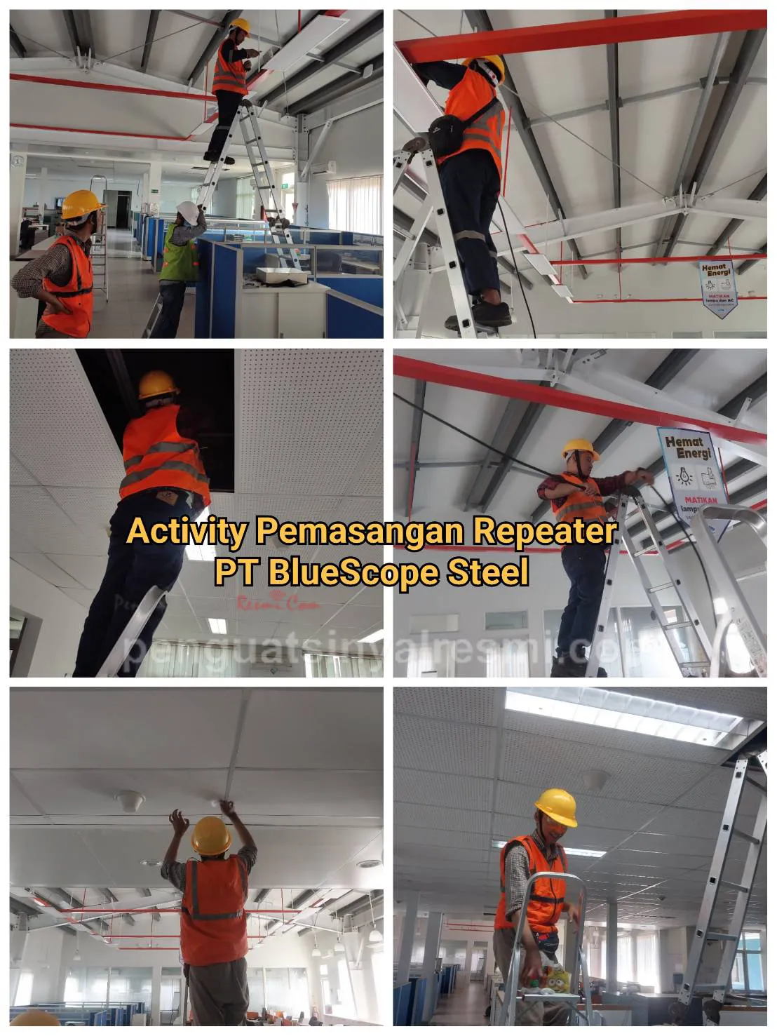 Pemasangan Penguat Sinyal Hp Repeater NS Bluescope_ (1)