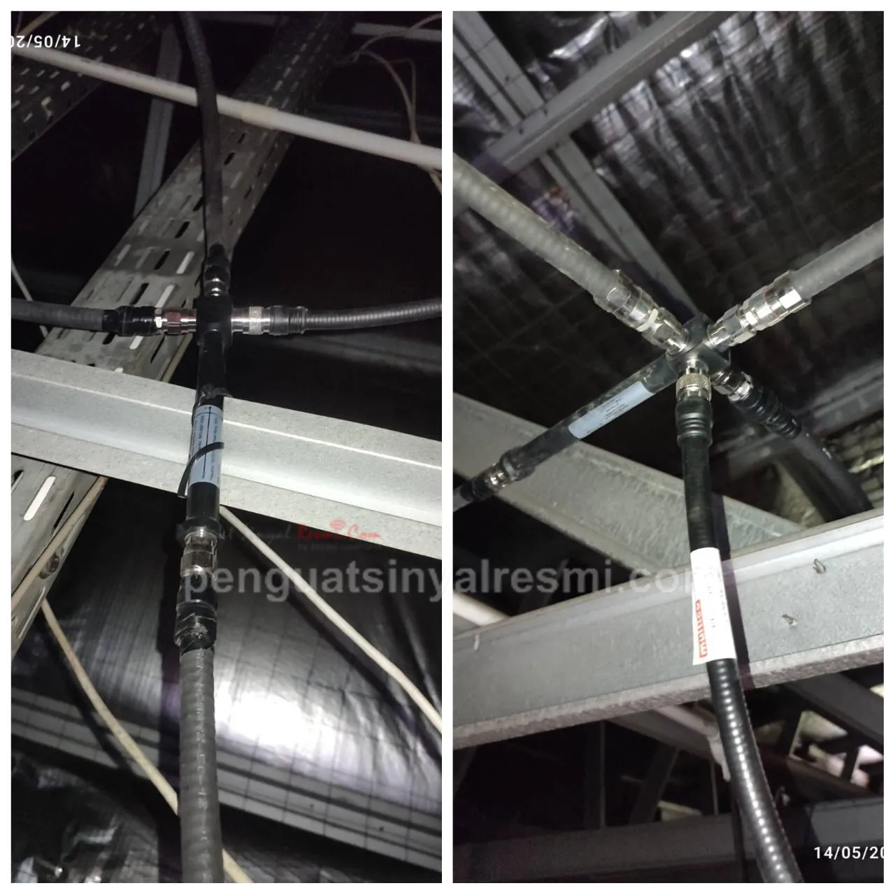 Pemasangan Penguat Sinyal Hp Repeater NS Bluescope_ (2)