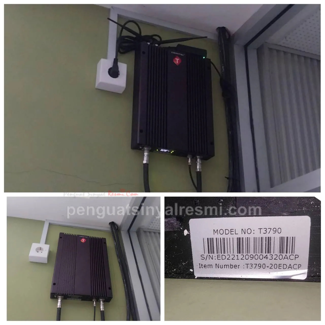 Pemasangan Penguat Sinyal Hp Repeater NS Bluescope_ (3)