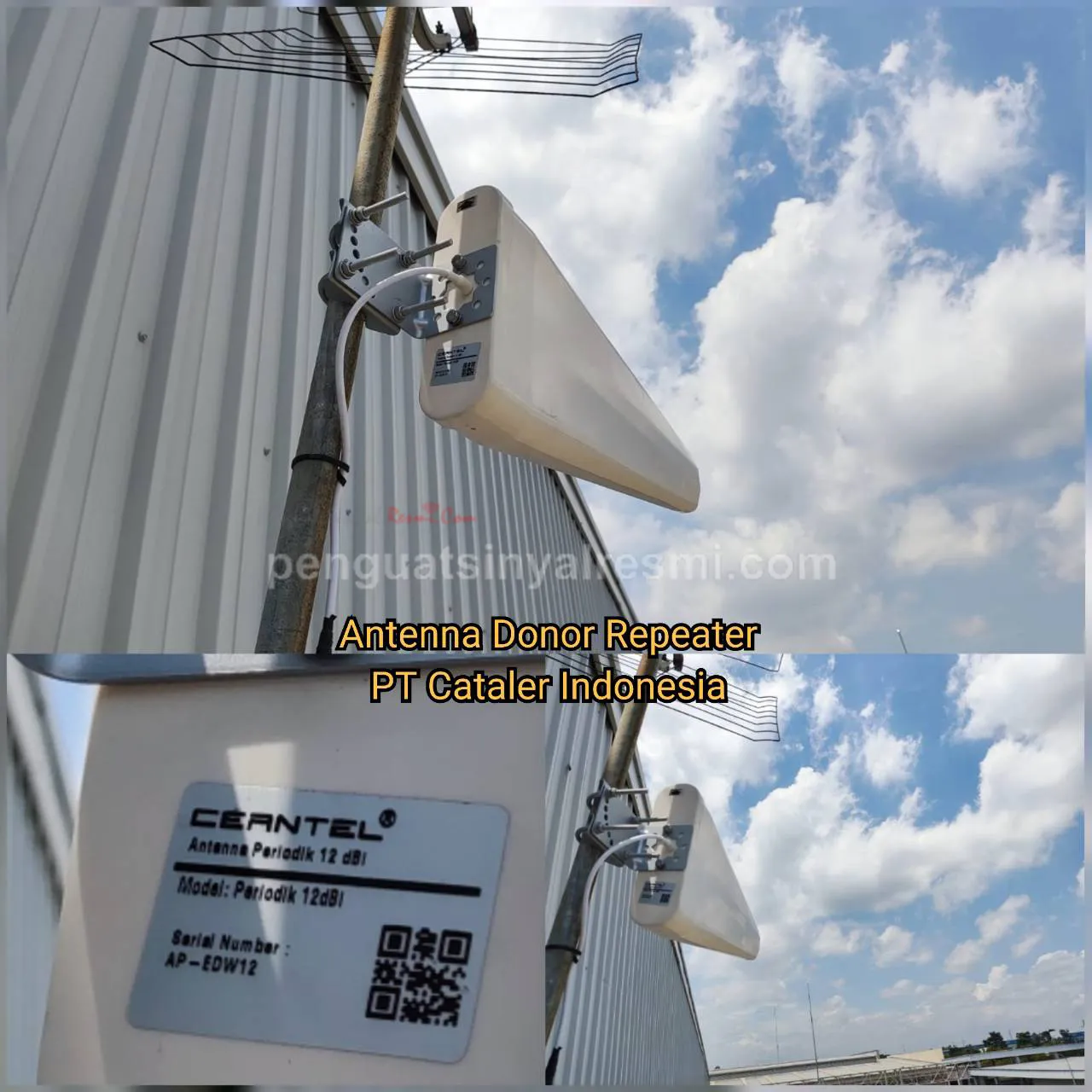 Pemasangan Penguat Sinyal Hp Repeater PT CATALER_ (1)