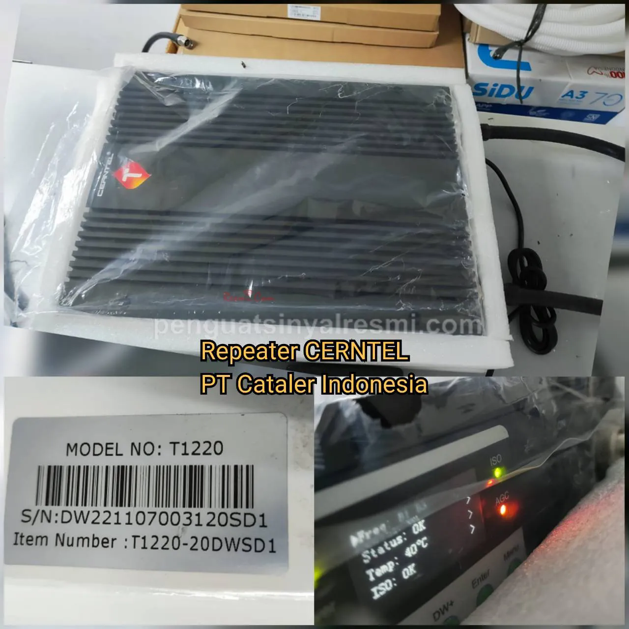 Pemasangan Penguat Sinyal Hp Repeater PT CATALER_ (2)