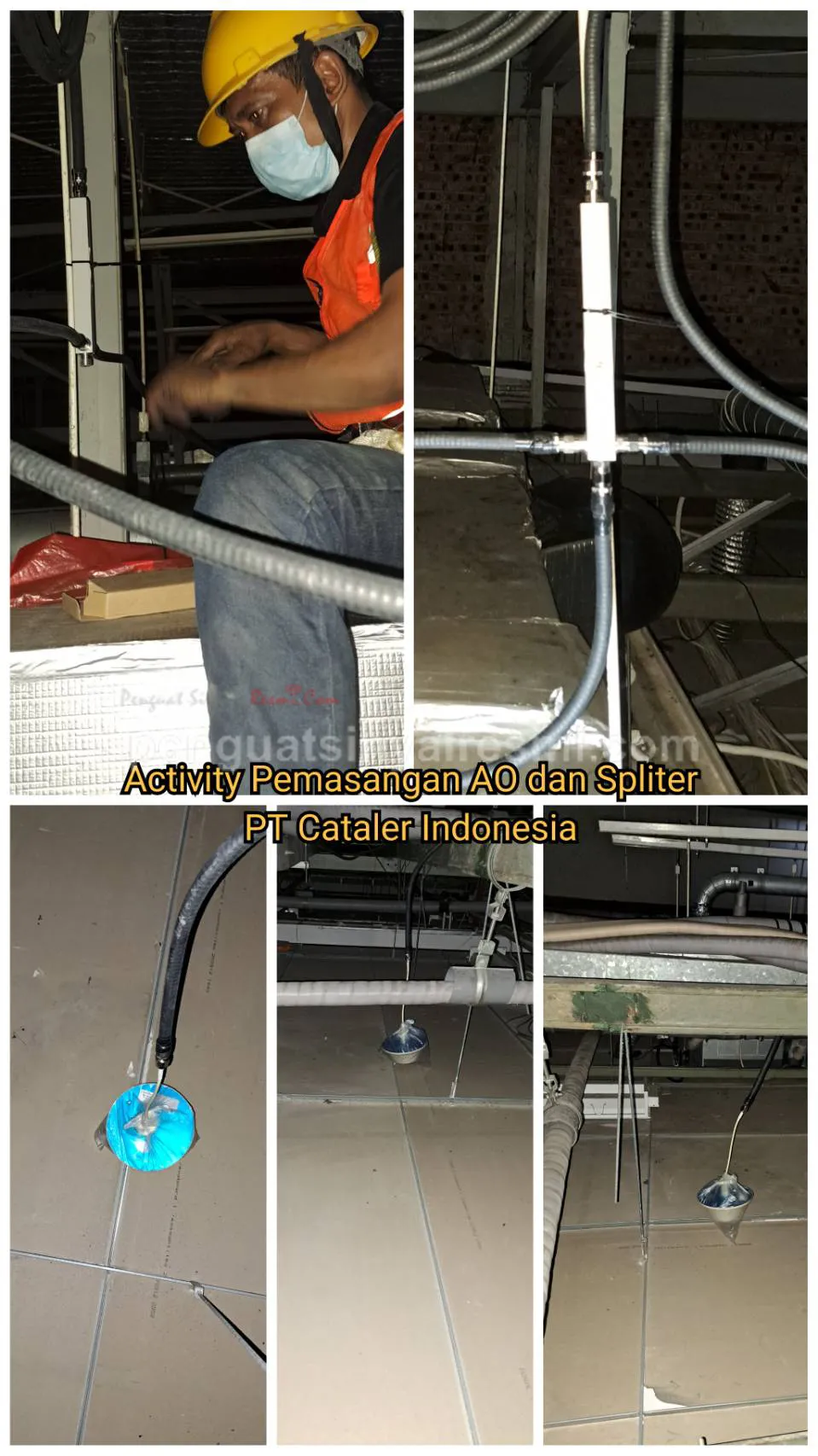 Pemasangan Penguat Sinyal Hp Repeater PT CATALER_ (3)