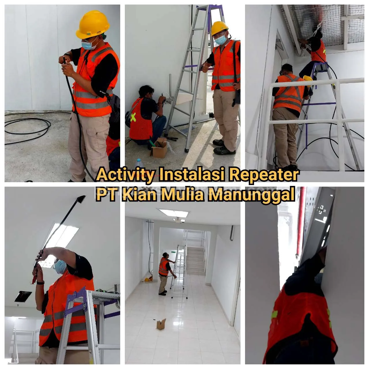 Pemasangan Penguat Sinyal Hp Repeater PT. Tempo Scan Pacific_ (1)