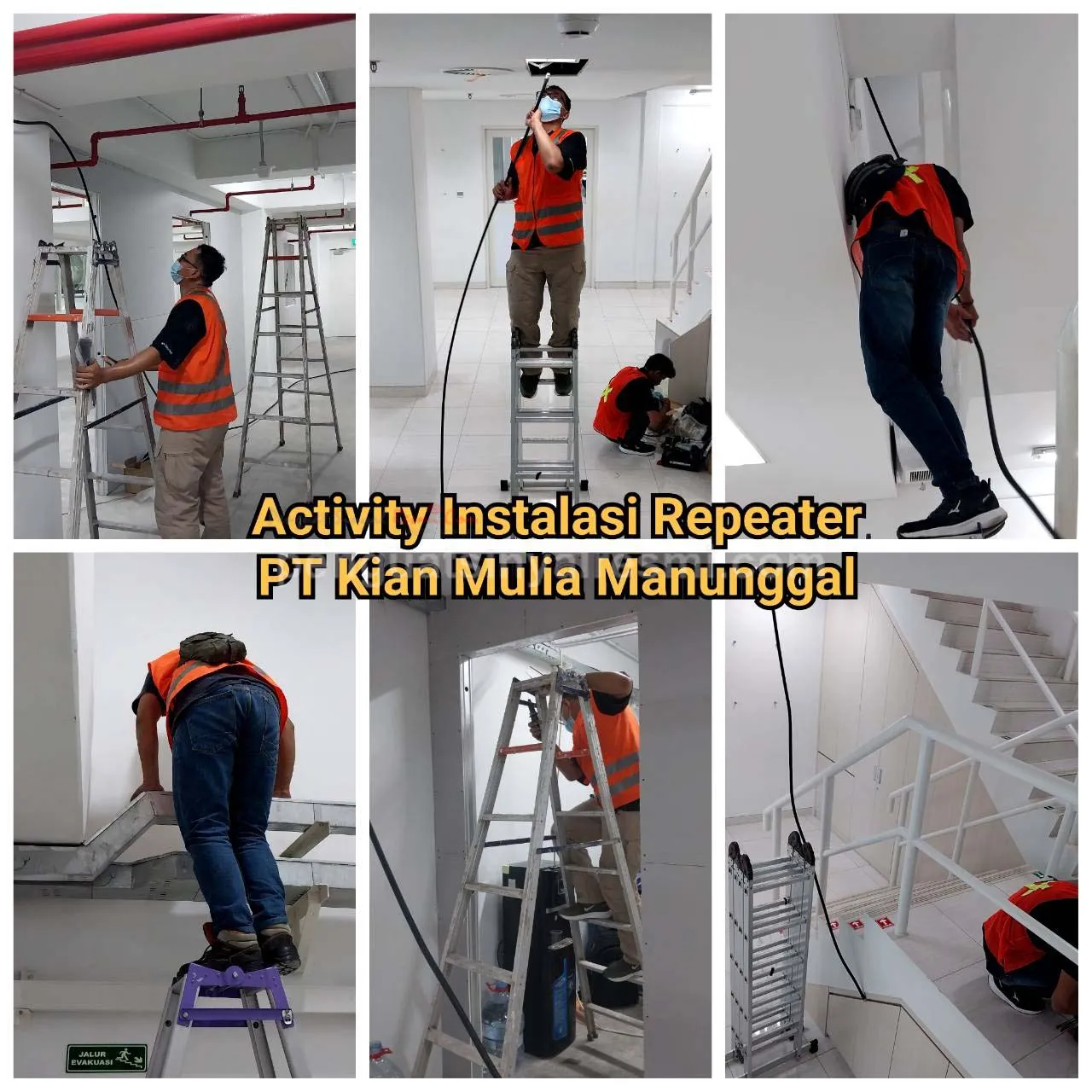 Pemasangan Penguat Sinyal Hp Repeater PT. Tempo Scan Pacific_ (5)