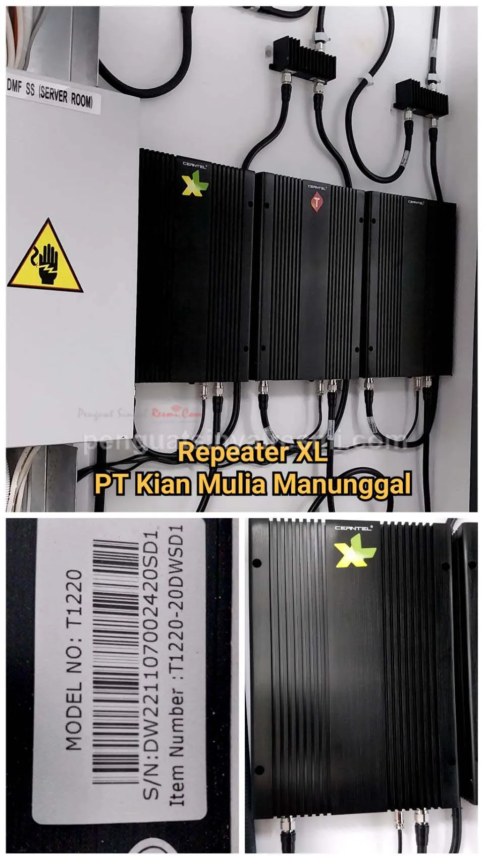 Pemasangan Penguat Sinyal Hp Repeater PT. Tempo Scan Pacific_ (6)