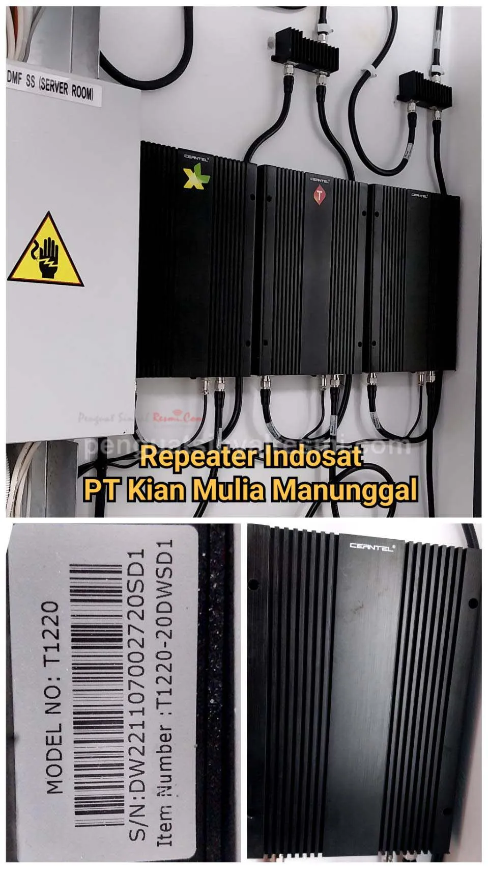 Pemasangan Penguat Sinyal Hp Repeater PT. Tempo Scan Pacific_ (7)