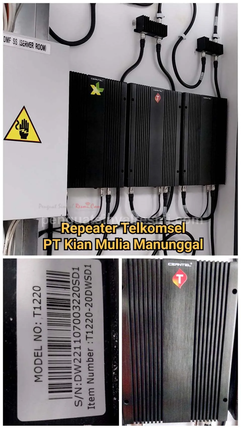 Pemasangan Penguat Sinyal Hp Repeater PT. Tempo Scan Pacific_ (8)