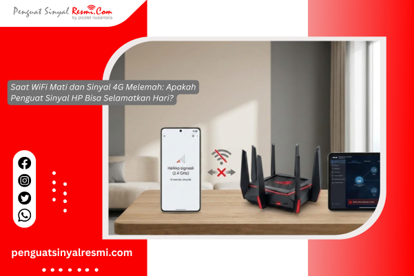 Wifi Mati Sinyal 4G Melemah