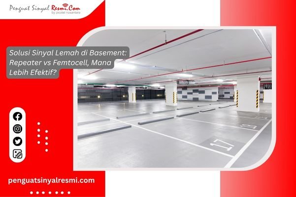 Solusi Sinyal Lemah di Basement Repeater vs Femtocell, Mana Lebih Efektif