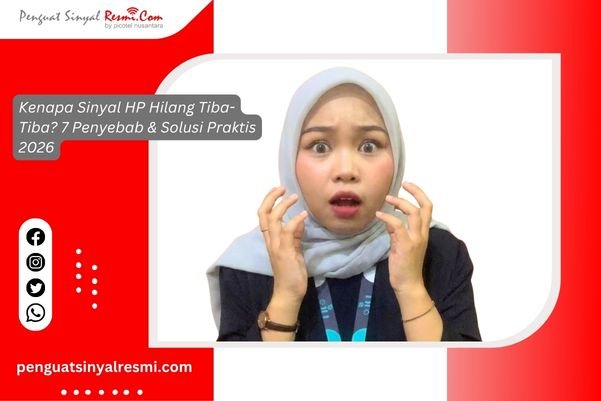 sinyal hp hilang tiba-tiba penyebab dan solusi