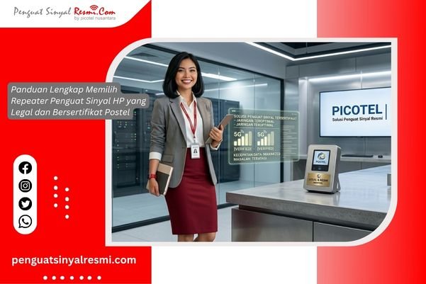 repeater penguat sinyal hp legal bersertifikat postel