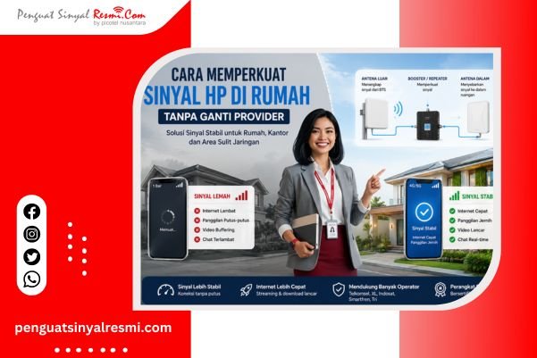 Cara Memperkuat Sinyal HP di Rumah Tanpa Ganti Provider