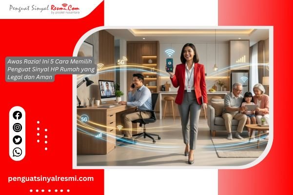 5 Cara Memilih Penguat Sinyal HP Rumah