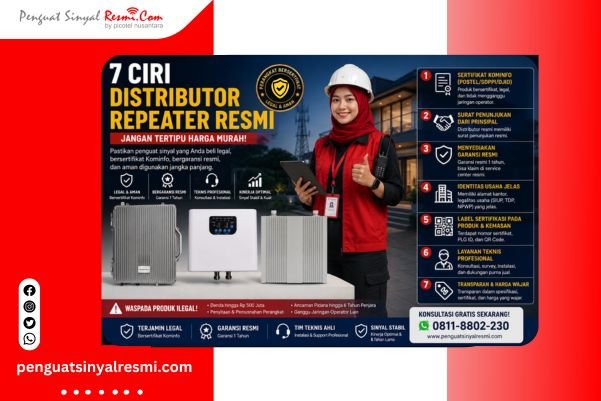 distributor repeater resmi